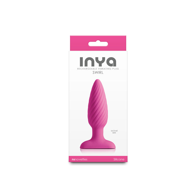 INYA Swirl – Waterproof 10.7 cm USB Rechargeable Vibrating Butt Plug