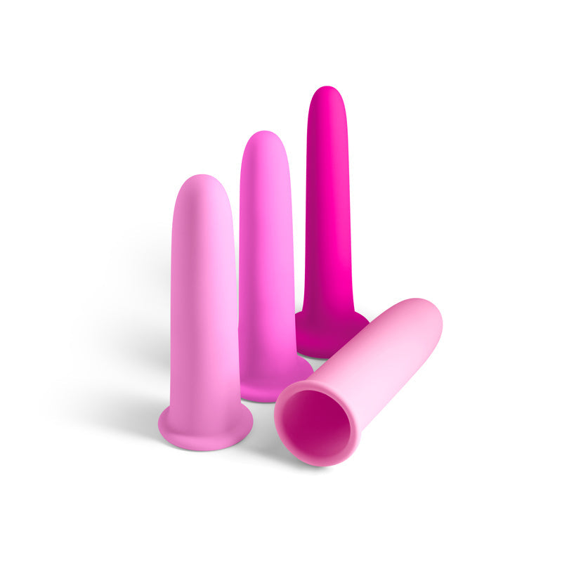 Inya Gliders (Pink) – Silicone Dilator Set with Stackable Sleeves