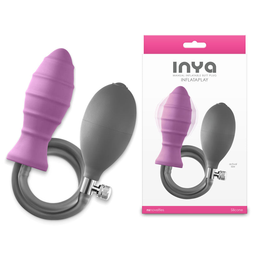 INYA InflataPlay – Waterproof 10.5 cm Inflatable Butt Plug