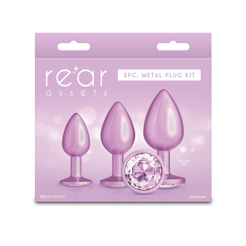Rear Assets Trainer Kit – Metallic Butt Plug Set of 3 Sizes