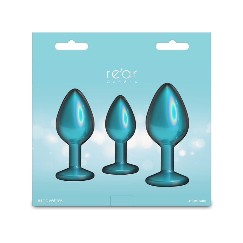 Rear Assets Trainer Kit – Set of 3 Chrome-Plated Butt Plugs