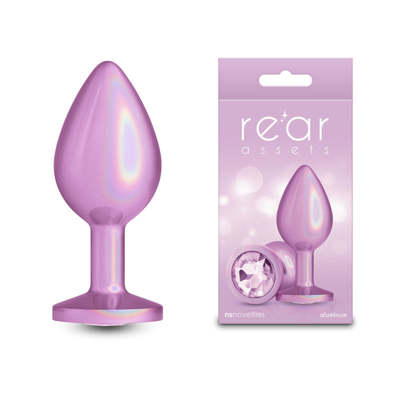 Rear Assets Iridescent Medium – Lightweight 8.2 cm Butt Plug