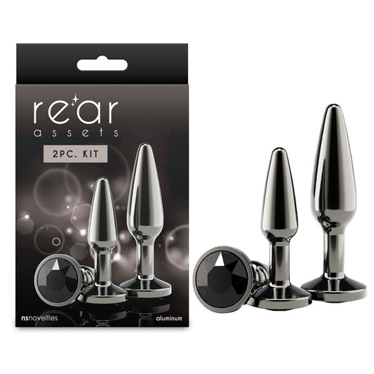 Rear Assets Tapered Trainer Kit – Lightweight Aluminium Butt Plug Set of 2 Sizes