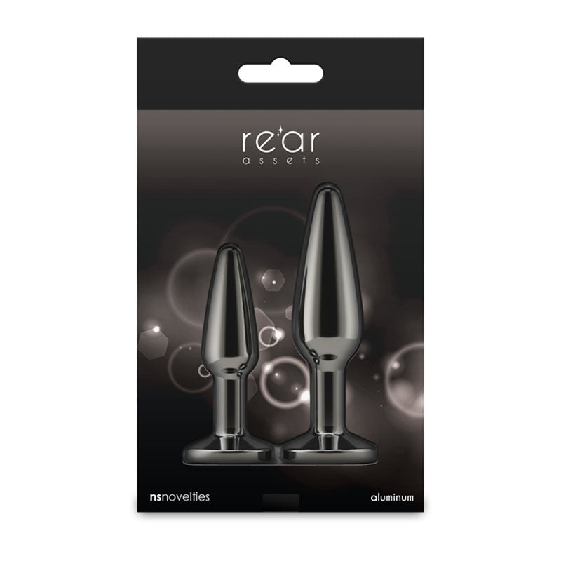 Rear Assets Tapered Trainer Kit – Lightweight Aluminium Butt Plug Set of 2 Sizes