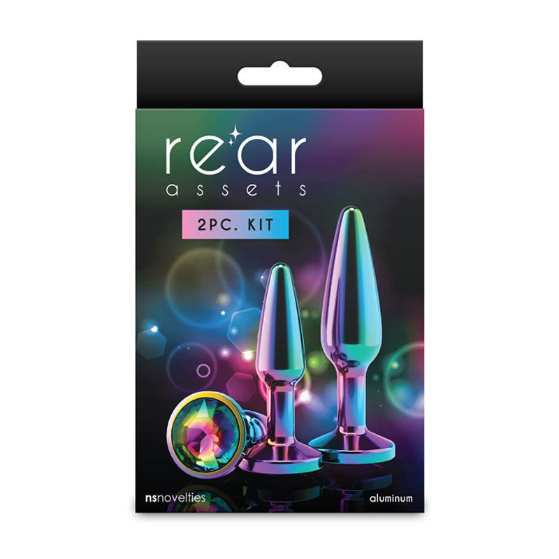Rear Assets Tapered Trainer Kit – Set of 2 Aluminium Butt Plugs