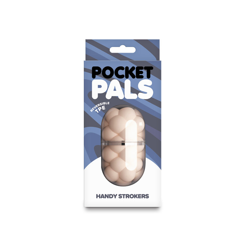 Pocket Pals Bubbles Mini Stroker – Travel-Friendly Reversible TPE Stroker