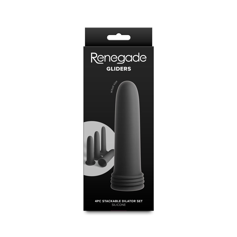 Renegade Gliders – Silicone Anal Dilator Set of 4 14.1 cm