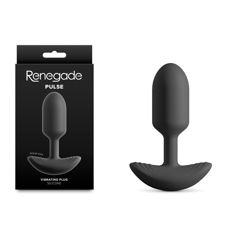 Renegade Pulse – Waterproof USB Rechargeable 11 cm Vibrating Butt Plug
