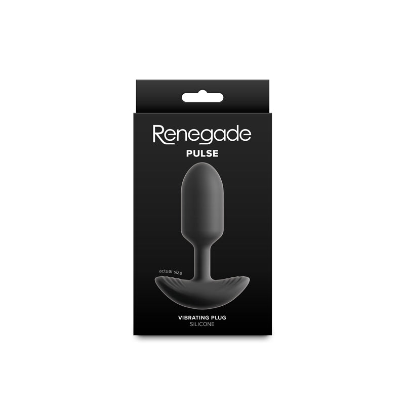Renegade Pulse – Waterproof USB Rechargeable 11 cm Vibrating Butt Plug