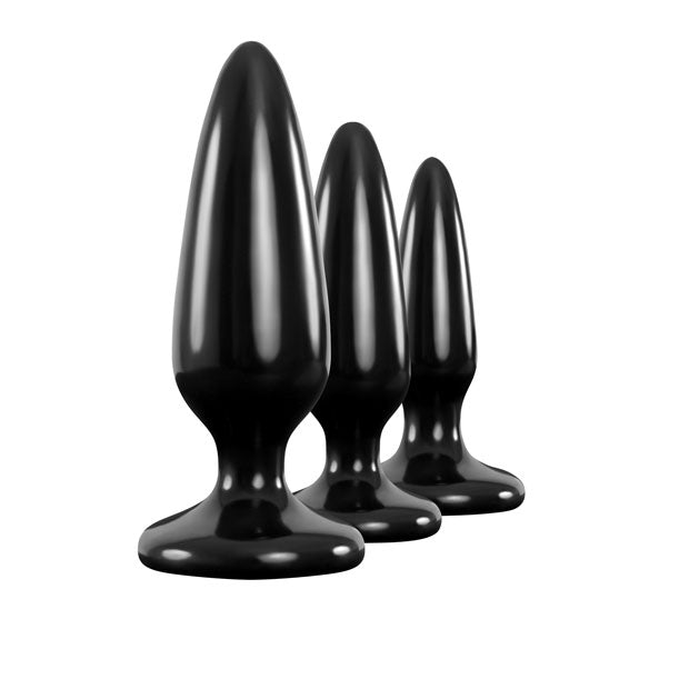 Renegade Pleasure Plug Trainer Kit – 3pc Tapered Butt Plug Set