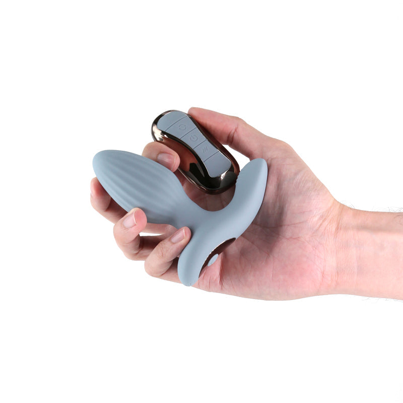 Renegade Summit (Grey) – USB Rechargeable Wireless Remote Vibrating Butt Plug 10.2 cm