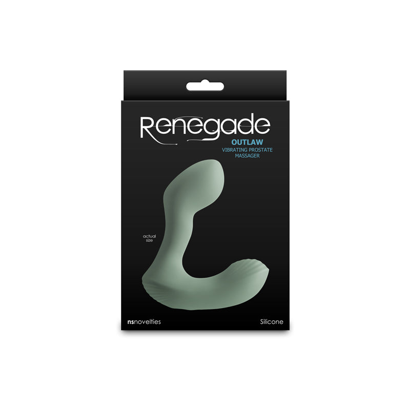 Renegade Outlaw (Sage) – Rechargeable 12 cm Waterproof Prostate Massager