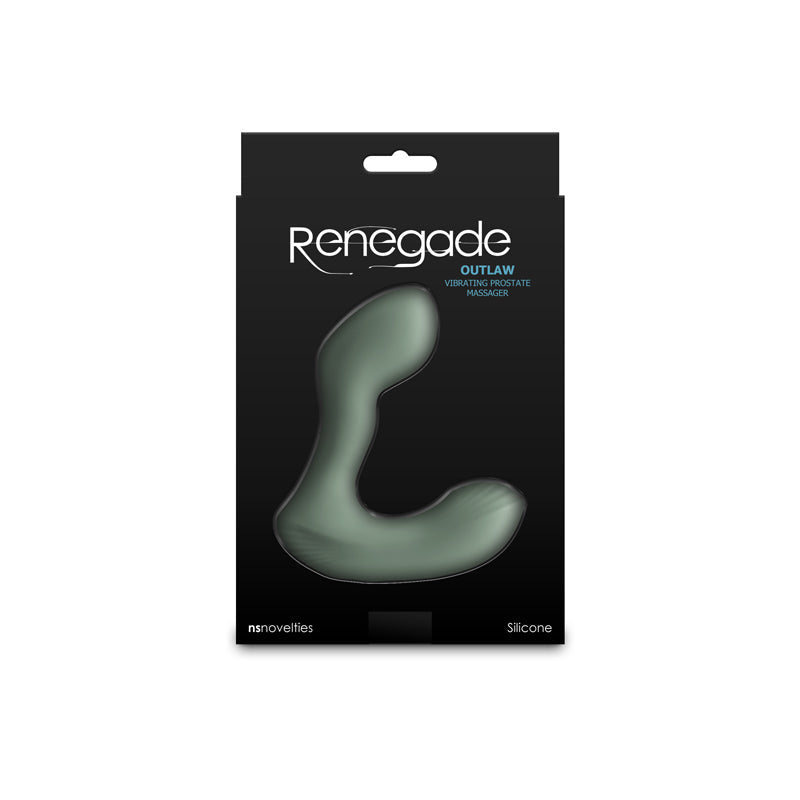 Renegade Outlaw (Sage) – Rechargeable 12 cm Waterproof Prostate Massager