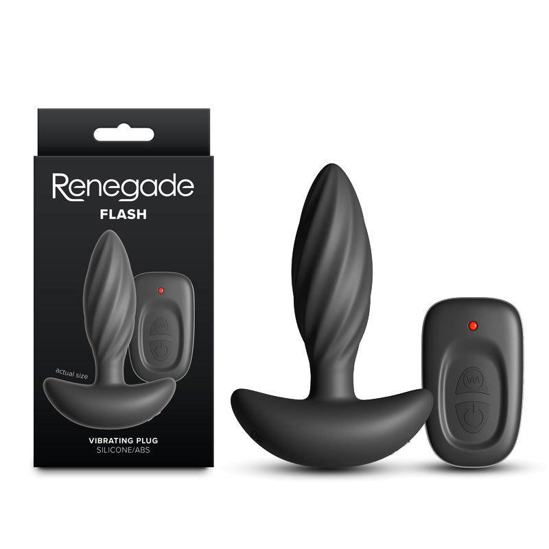 Renegade Flash – USB Rechargeable Wireless Remote-Controlled Vibrating Butt Plug