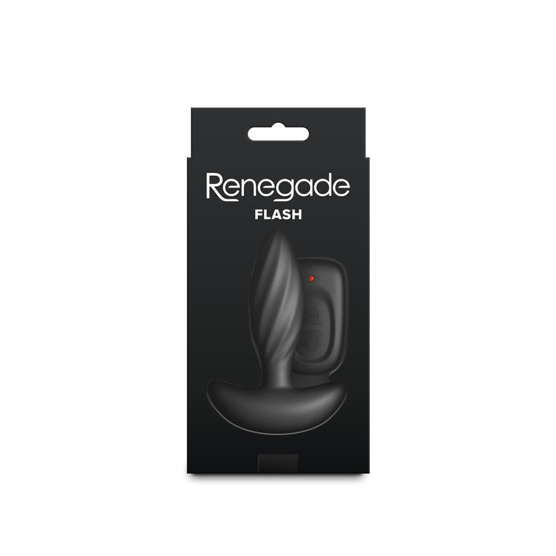 Renegade Flash – USB Rechargeable Wireless Remote-Controlled Vibrating Butt Plug