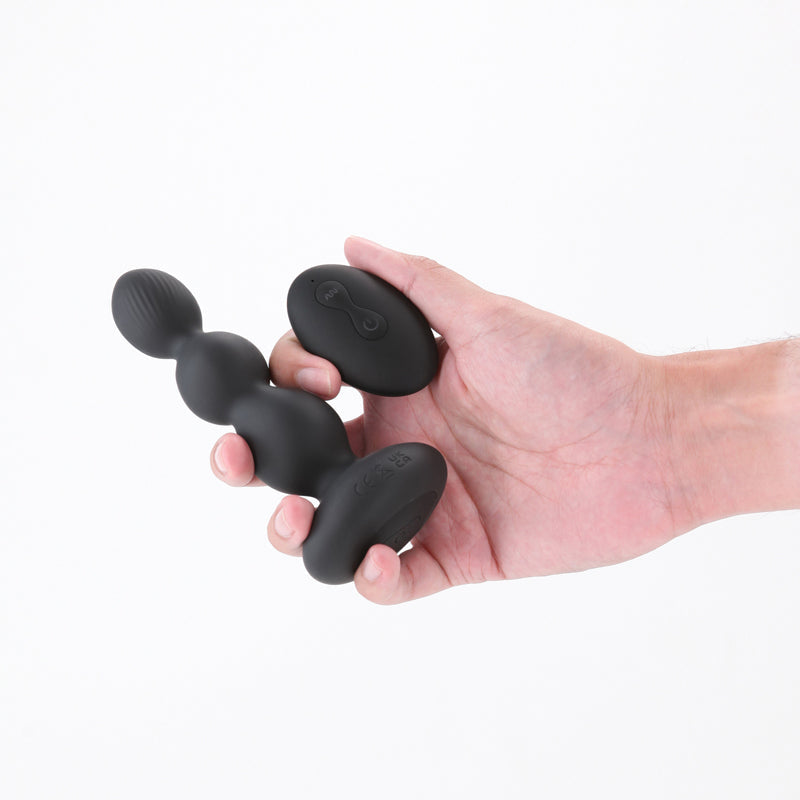 Renegade Valor – USB Rechargeable Wireless Remote Vibrating Anal Beads 13.7 cm