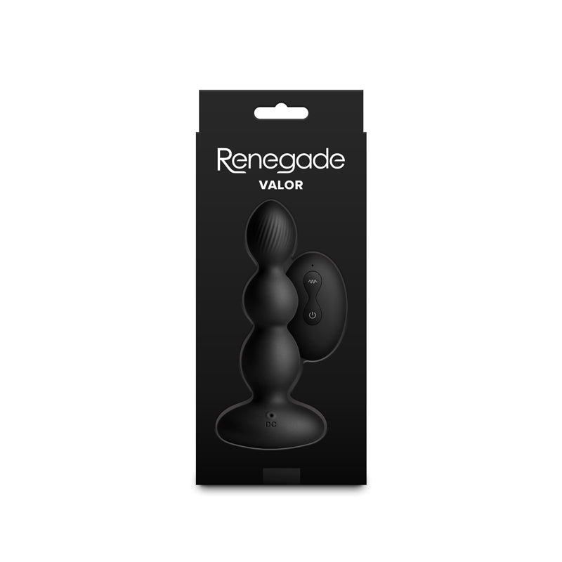 Renegade Valor – USB Rechargeable Wireless Remote Vibrating Anal Beads 13.7 cm