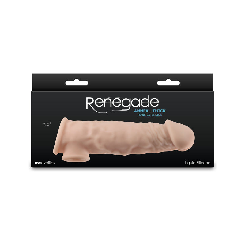 Renegade Annex (Thick) – 18.6 cm Realistic Penis Extender Sleeve