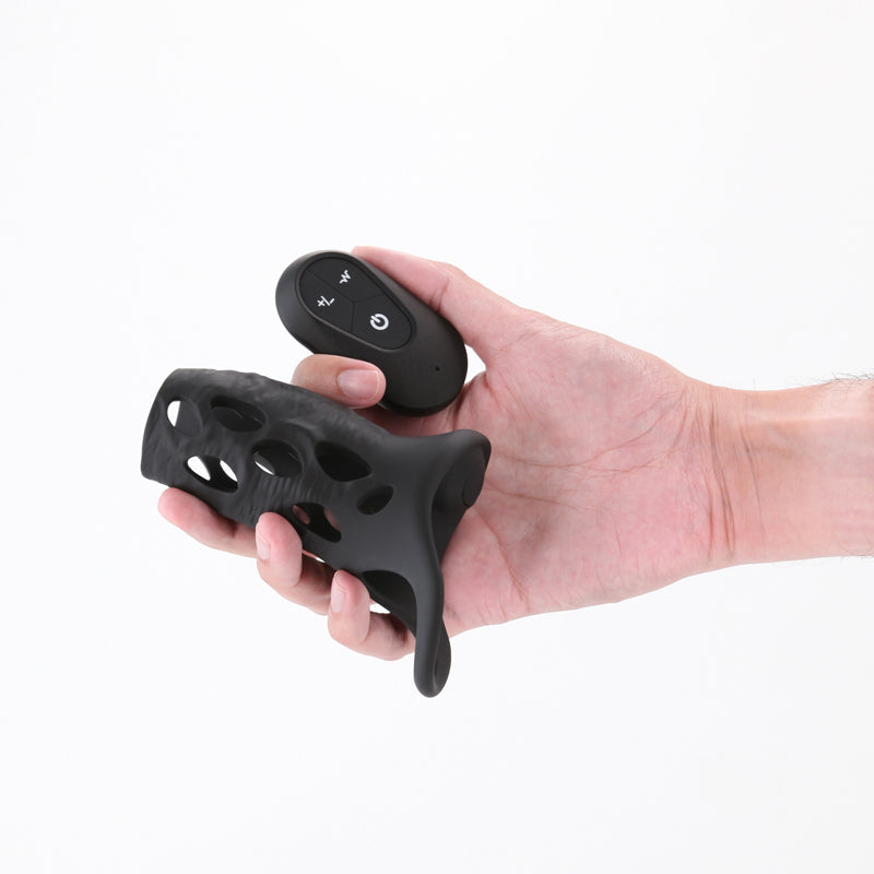 Renegade Edge – USB Rechargeable Waterproof Vibrating Penis Sleeve with Remote