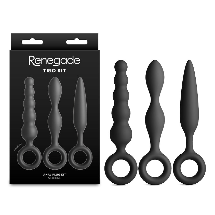 Renegade Trio Kit – Three-Piece Silicone Butt Plug Set