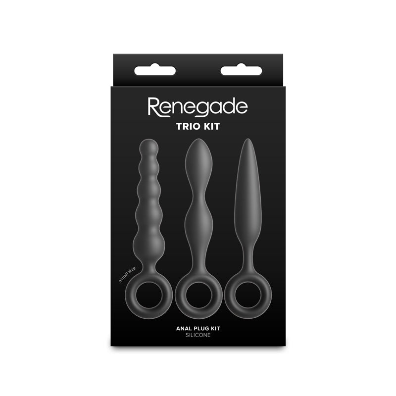 Renegade Trio Kit – Three-Piece Silicone Butt Plug Set