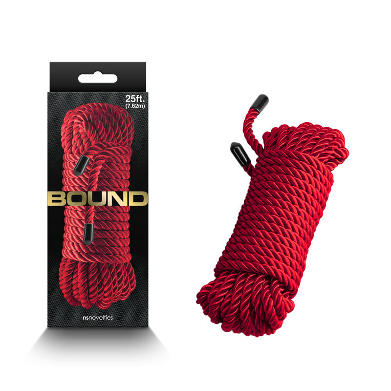 Bondage Rope (Red) – 7.6 Meter Length Soft Polyester Bondage Rope