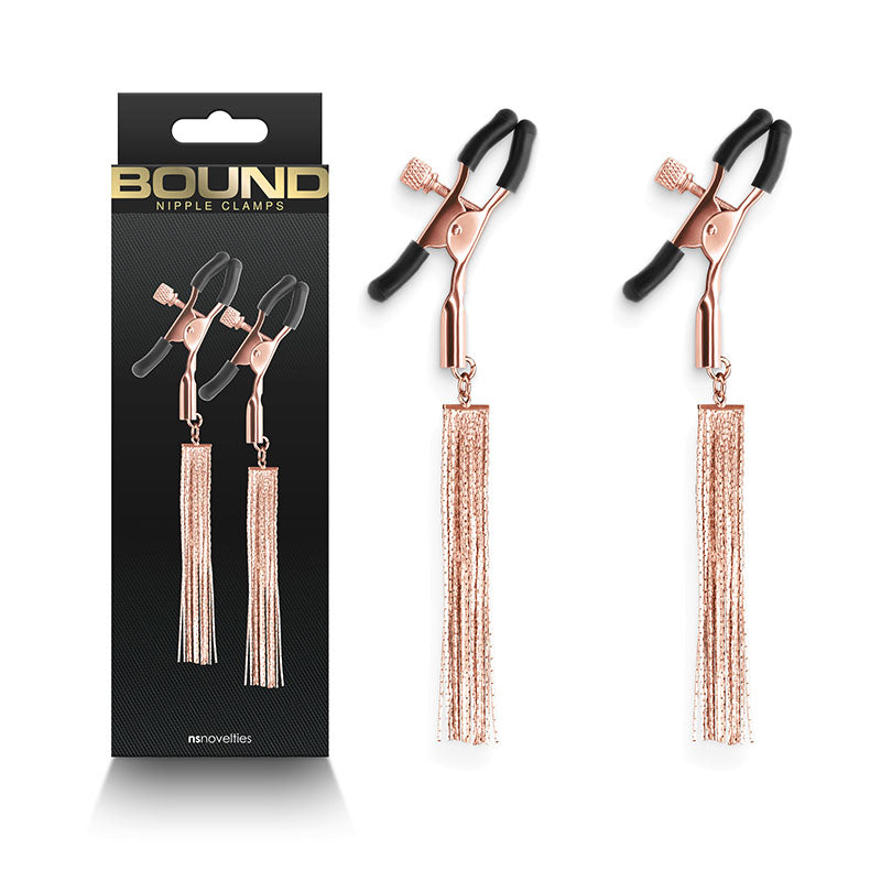 Bound Adjustable Nipple Clamps (Assorted Colors) – Set of 2 Nipple Clamps