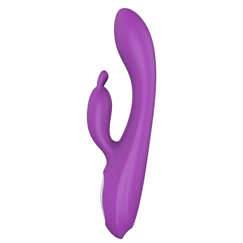 Naughty Heating Rabbit Vibrator Purple 8 Inches Long