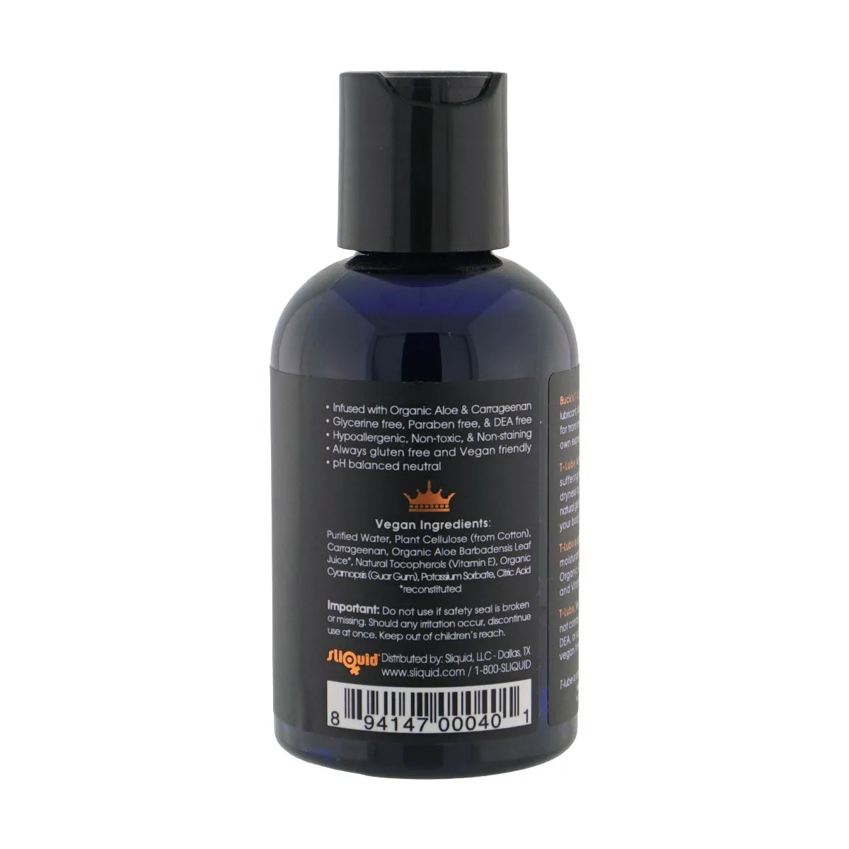 Buck Angel T-Lube – Water-Based Personal Lubricant 4.2 Oz