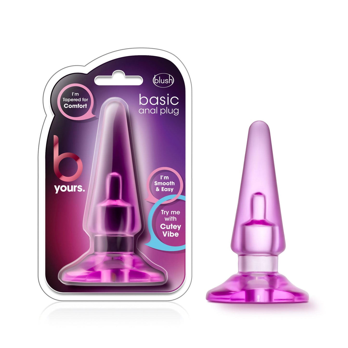 B Yours Basic Blue Anal Plug for Beginners and Kegel Exercise