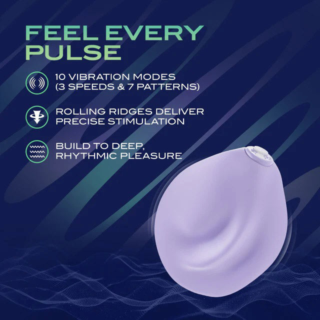 Urself PulsePad (Lavender) – Double-Sided Silicone Vibrator
