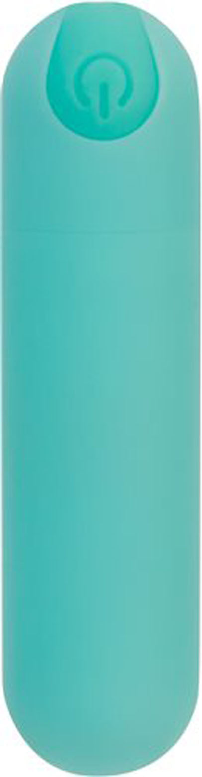 Essential 3 Inch Bullet Vibrator Teal with Discreet Storage Case