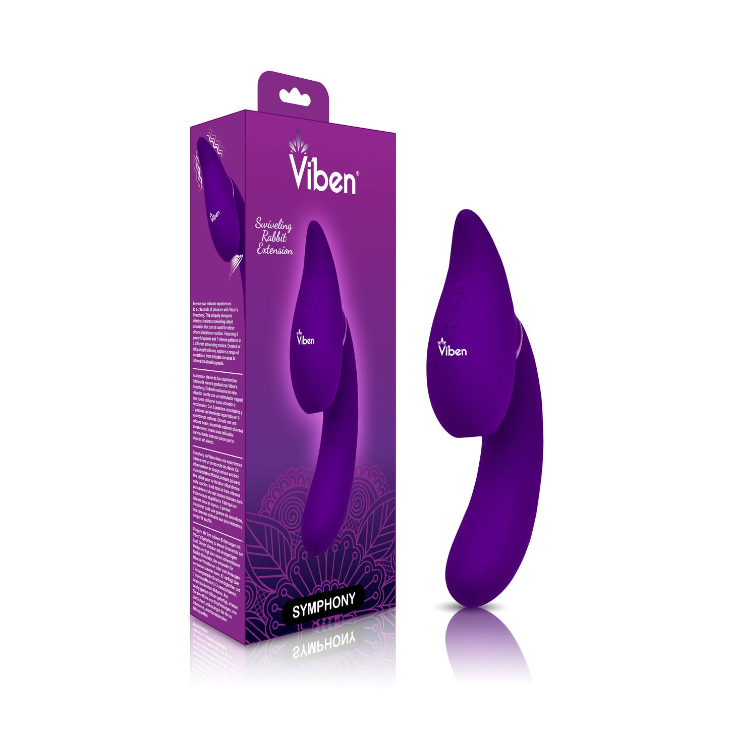 Symphony 21 Mode Swivel Suction Head Triple Motor Vibrator