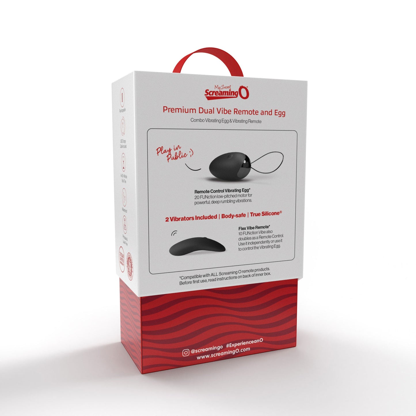 My Secret Screaming O Premium Dual Vibe – Remote-Controlled Vibrator and Egg Combo