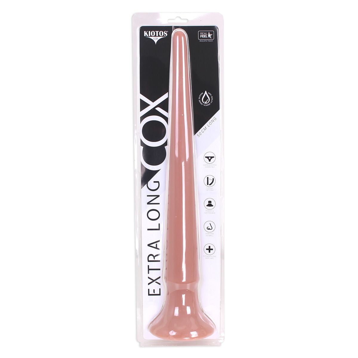 Kiotos COX Flesh 039 Extra Long Large 50cm Silicone Dildo with Suction Cup