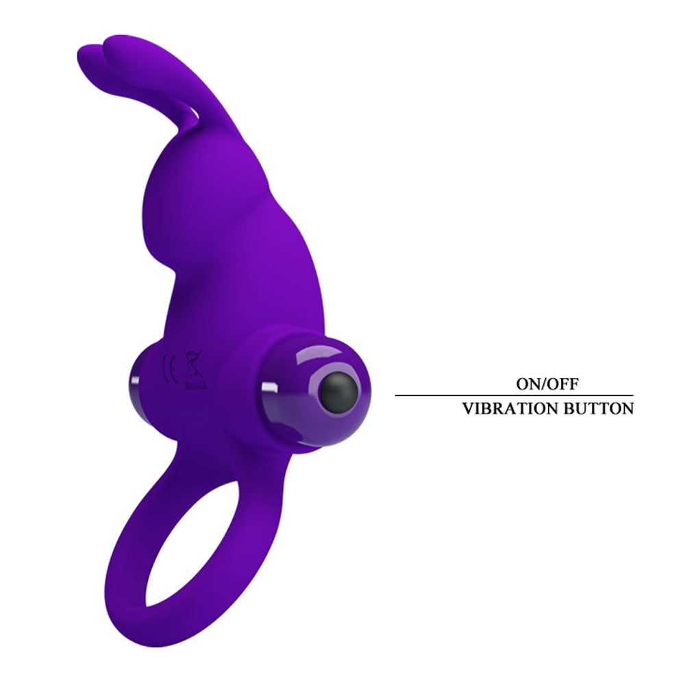 Pretty Love Vibrant Penis Ring 1 – Waterproof Vibrating Silicone Penis Ring