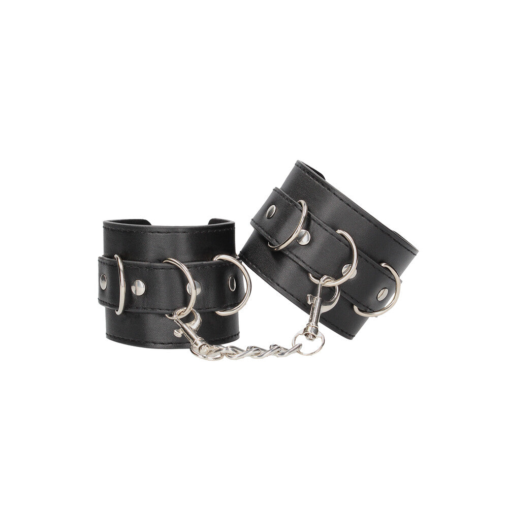 Ouch Leather Cuffs – Adjustable Leather Bondage Cuffs