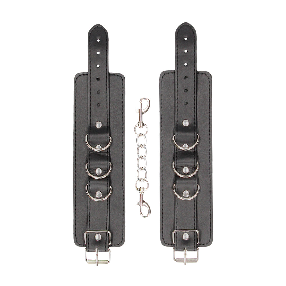 Ouch Leather Cuffs – Adjustable Leather Bondage Cuffs