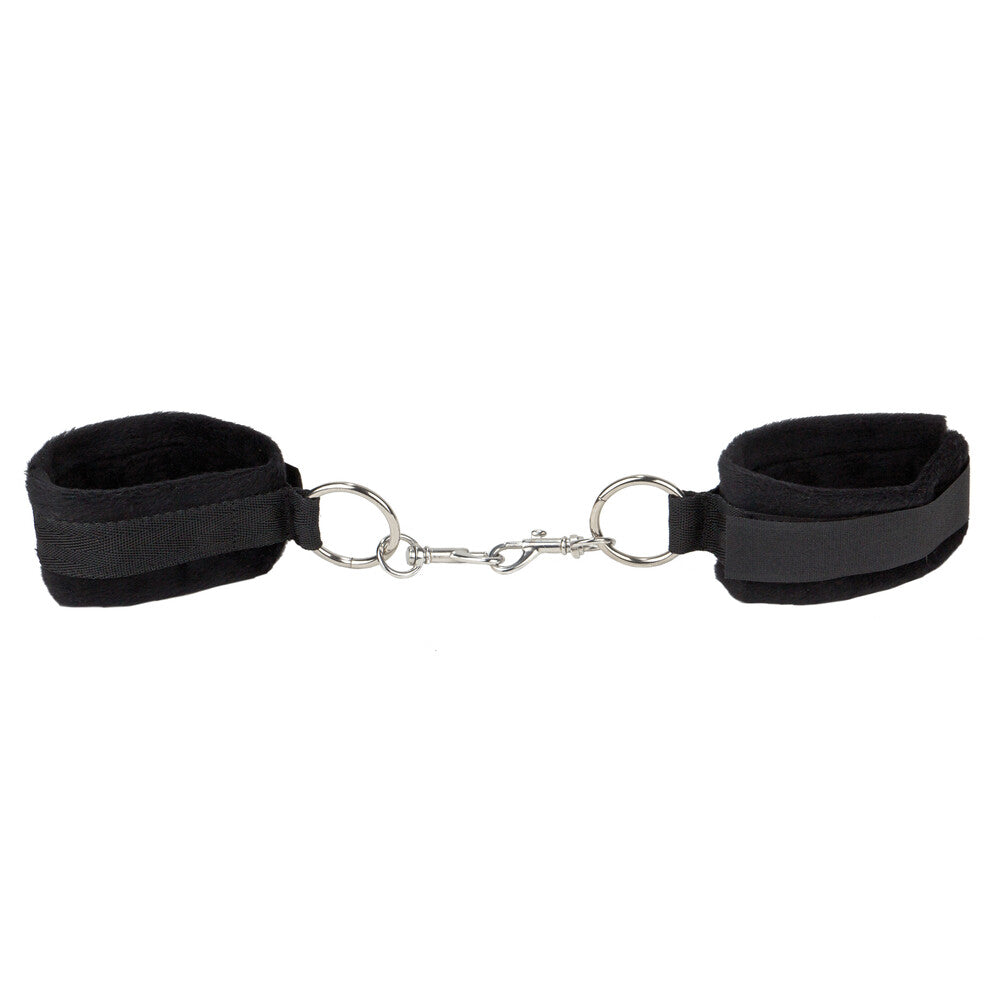 Ouch Velcro Black Cuffs – Adjustable Hand and Ankle Restraints