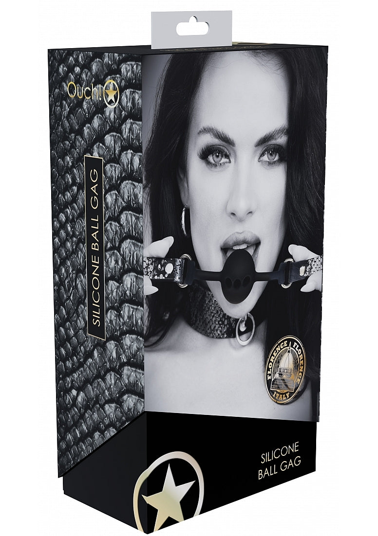Ouch Florence Collection Silicone Ball Gag