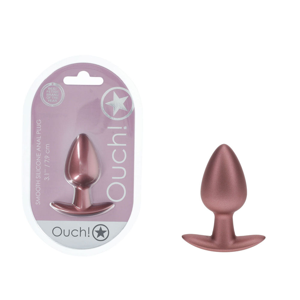 Ouch Medium – 7.9 cm Soft Silicone Medium Butt Plug