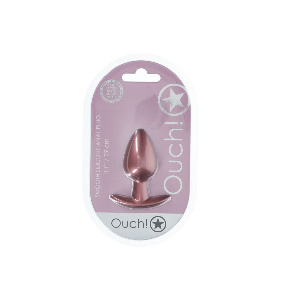 Ouch Medium – 7.9 cm Soft Silicone Medium Butt Plug