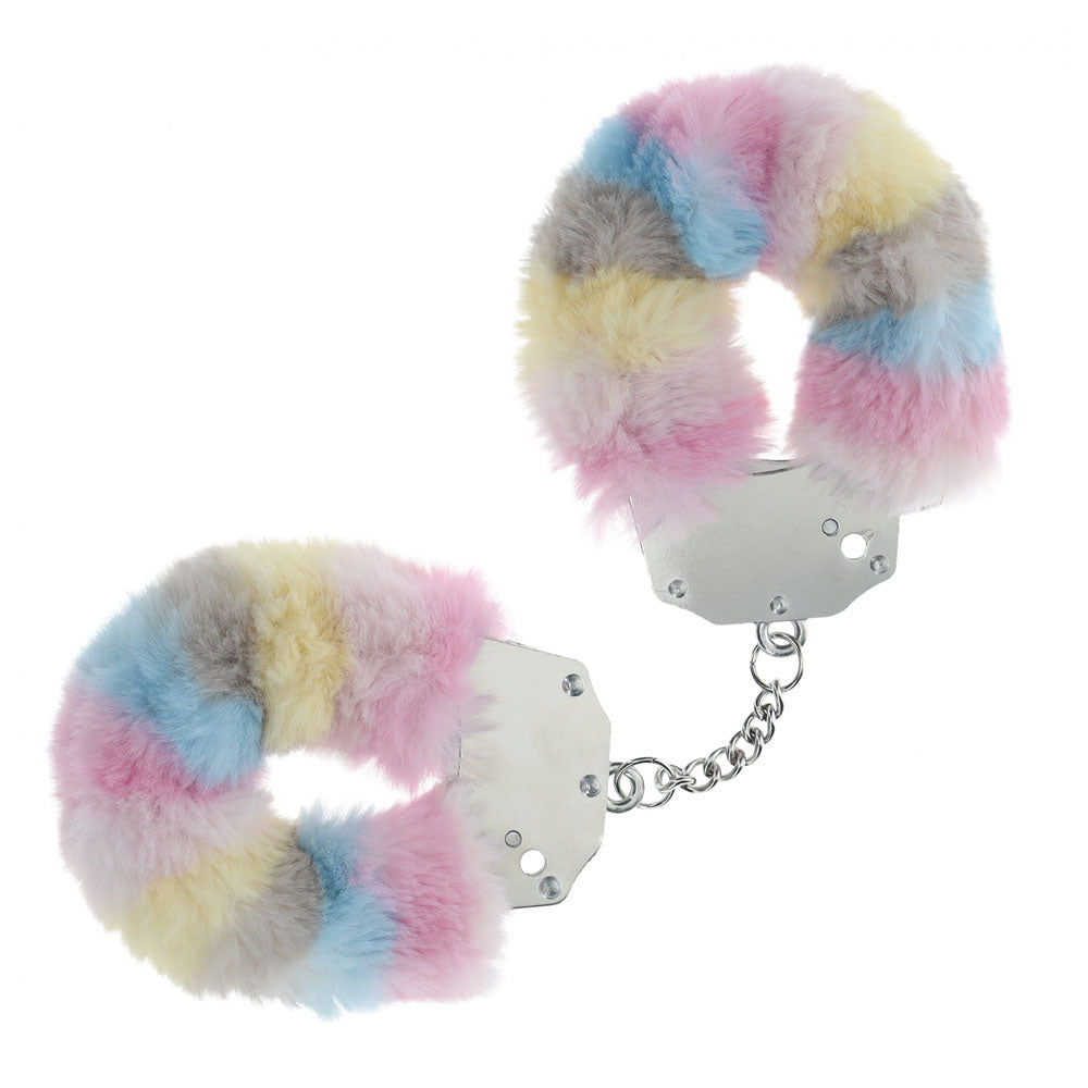 OUCH! Heavy-Duty Fluffy Cuffs Multicolour 2 Restraints