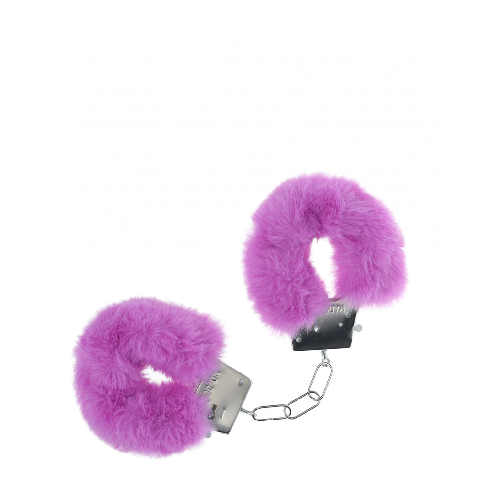 Ouch Classic Fluffy Cuffs Purple Soft Restraints