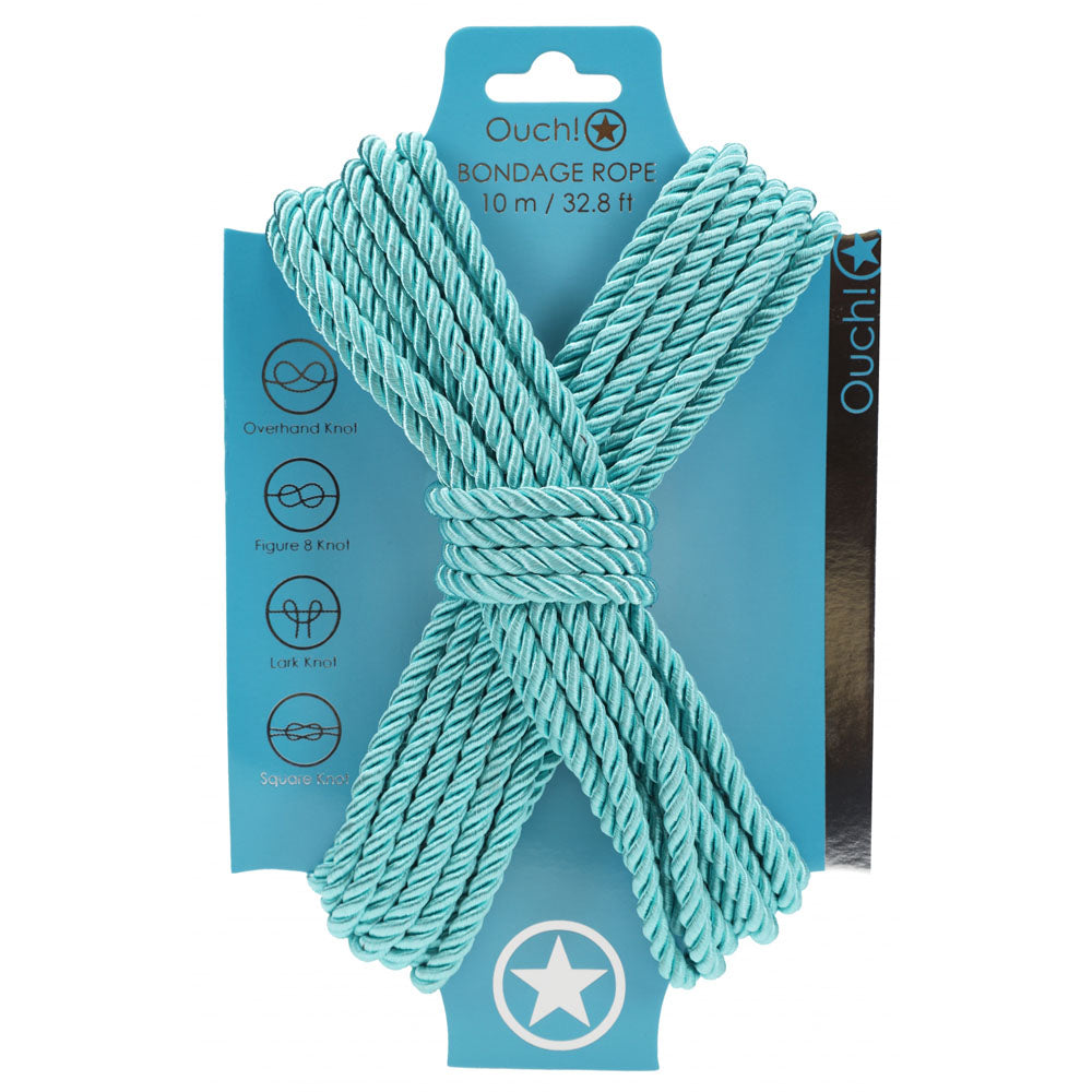 Ouch Bondage Rope 10 Metre Nylon Bondage Rope for Adventurous Play
