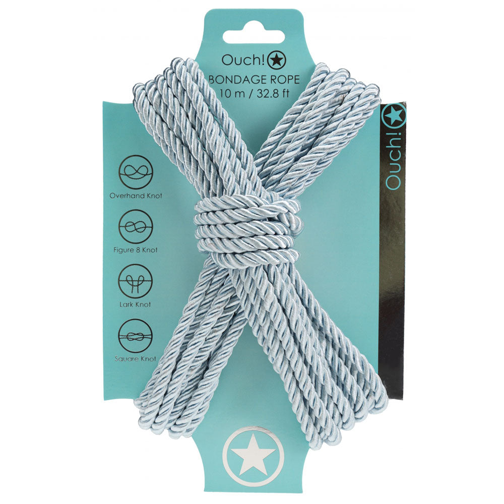 Ouch Bondage Rope 10 Metre Powder Nylon Restraint Rope
