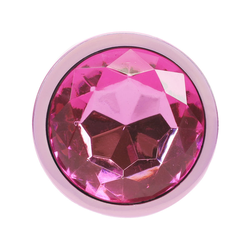 Ouch Paris Collection Metal Anal Plug Set Metallic Butt Plugs with Gem Bases Set of Three Sizes