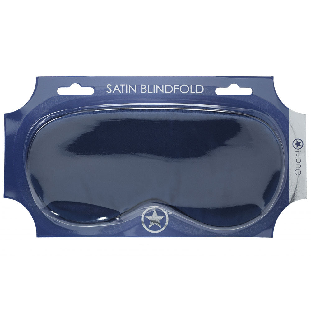 Ouch Satin Mask (Navy) – Luxurious Eye Mask