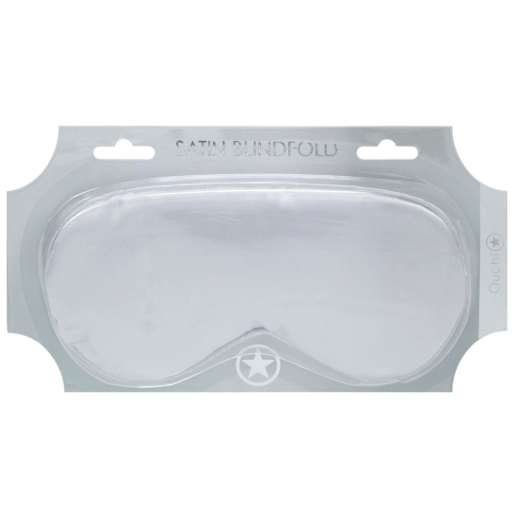 Ouch! Satin Mask (Silver) – Luxury Eye Mask