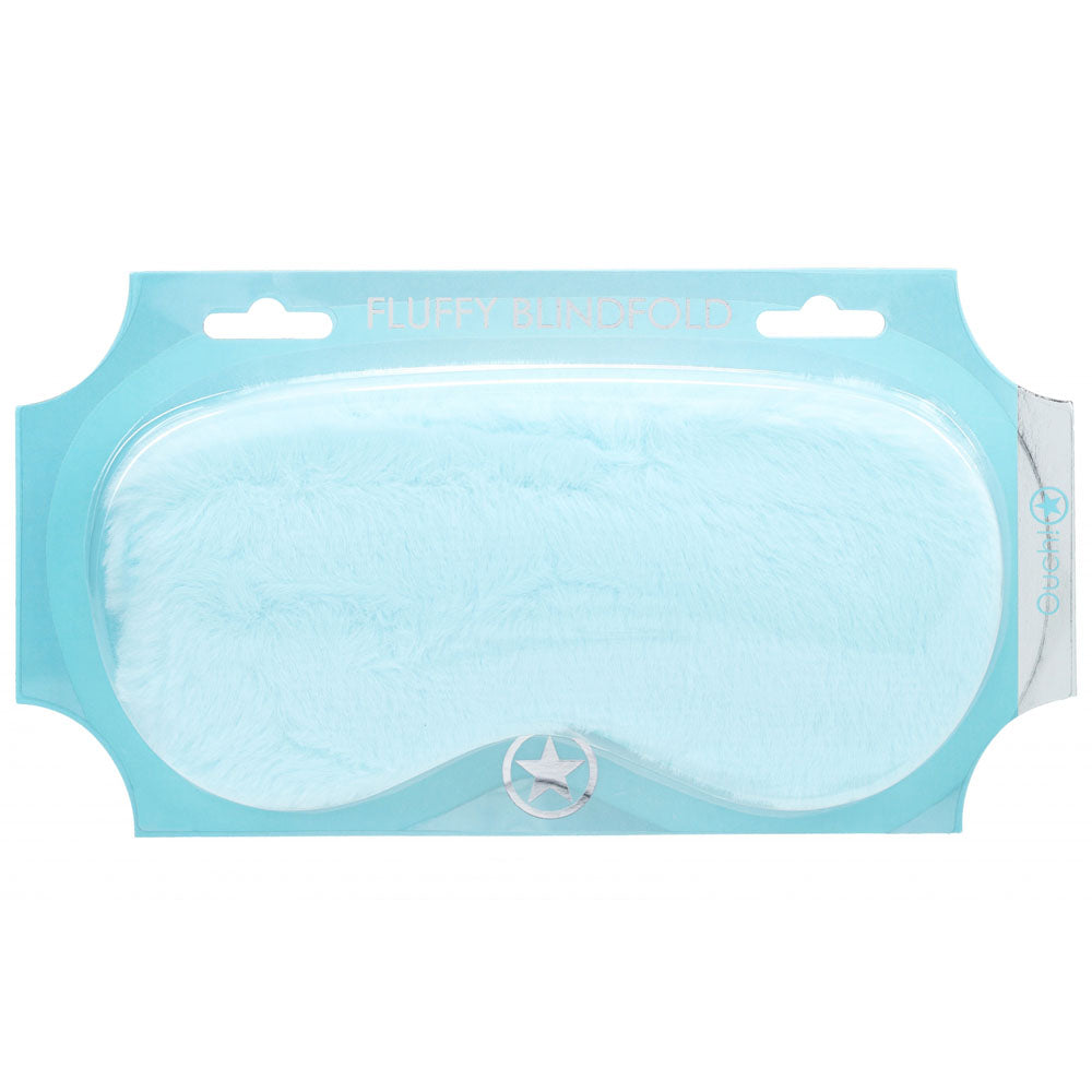 Ouch! Fluffy Mask (Powder Blue) – Soft Eye Mask